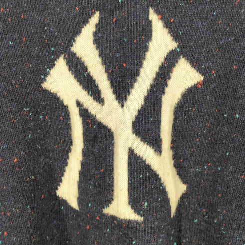 ニューエラ NEW ERA Sweater New York Yankees MLB Rain Dot ネップ クルーネックニット メンズ import:XL