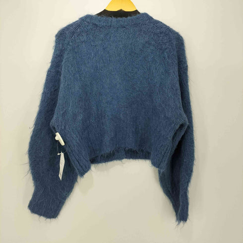 ジーナシス JEANASIS リッチシャギーショートクルーカーディガン レディース FREE