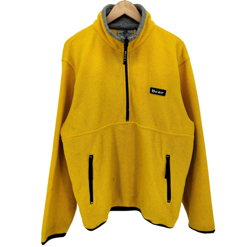 ベアーユーエスエー BEAR USA ロゴパッチ スタンドネック フリースジャケット メンズ import:L