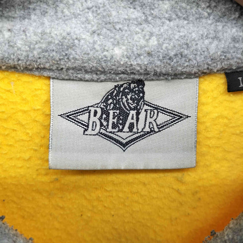 ベアーユーエスエー BEAR USA ロゴパッチ スタンドネック フリースジャケット メンズ import:L