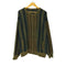 Eugenio Diaz GRUNGE STRIPED MOHAIR CARDIGAN モヘア ポリ アクリル スエード パイピング マルチストライプ シャギー ニット カーディガン 毛長 グランジ メンズ 7