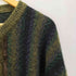 Eugenio Diaz GRUNGE STRIPED MOHAIR CARDIGAN モヘア ポリ アクリル スエード パイピング マルチストライプ シャギー ニット カーディガン 毛長 グランジ メンズ 7