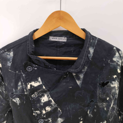 NEWTRAL TOKYO ペイント加工 シェフジャケット メンズ ONE SIZE