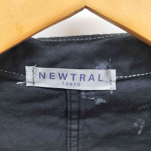 NEWTRAL TOKYO ペイント加工 シェフジャケット メンズ ONE SIZE
