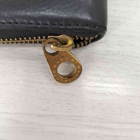 マークバイマークジェイコブス Marc by Marc Jacobs プレート レザージップ財布 レディース
