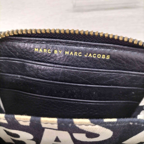 マークバイマークジェイコブス Marc by Marc Jacobs プレート レザージップ財布 レディース