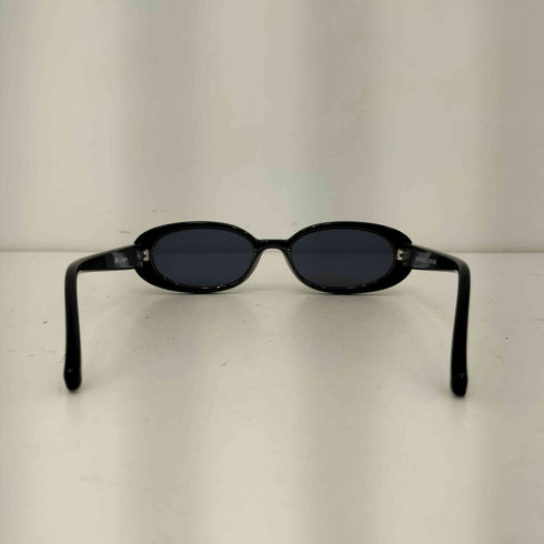 LE SPECS OUTTA LOVE BLACK SMOKE MONO LENS オーバルフレーム サングラス レディース 51-17 140