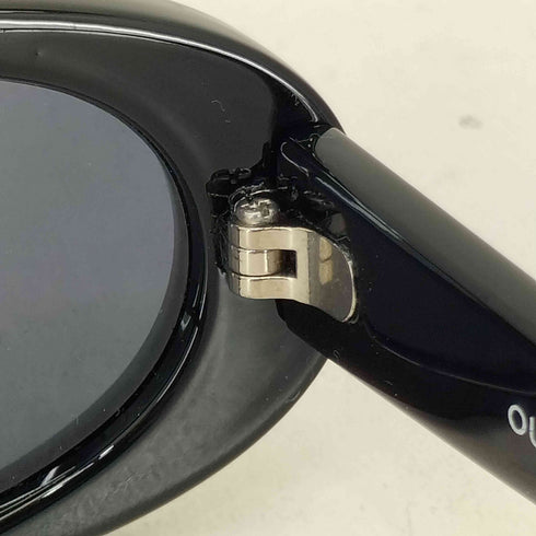 LE SPECS OUTTA LOVE BLACK SMOKE MONO LENS オーバルフレーム サングラス レディース 51-17 140