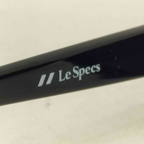LE SPECS OUTTA LOVE BLACK SMOKE MONO LENS オーバルフレーム サングラス レディース 51-17 140