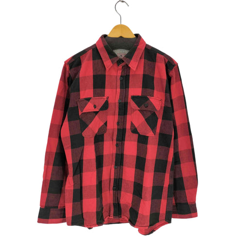 アヴィレックス AVIREX デイリーウエア L/S フランネル ブロックチェック シャツ メンズ import:L