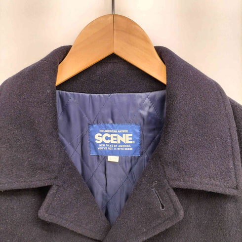 シーン SCENE 裏地キルティング ハーフコート メンズ import:L