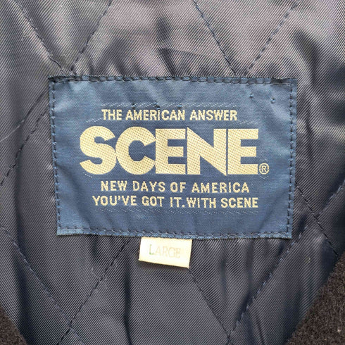 シーン SCENE 裏地キルティング ハーフコート メンズ import:L