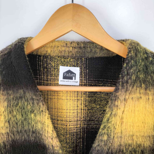 ファーファット FAFATT モヘアライク カーディガン メンズ