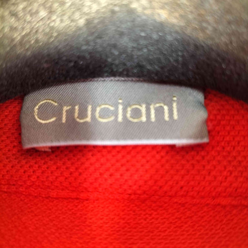 クルチアーニ Cruciani イタリア製 鹿の子 半袖ポロシャツ メンズ EUR:52
