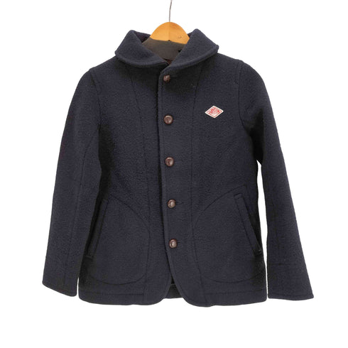 ダントン DANTON ウールモッサジャケット 胡桃ボタン クルミ ショールカラー レディース JPN:34