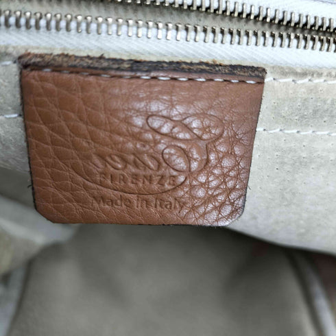 cisei FIRENZE Leather Shoulder Bag イタリア製 シボ革 レザー ショルダー バック レディース