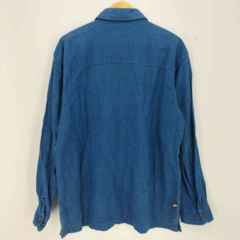 ファーストダウン FIRST DOWN ジップアップ デニム シャツジャケット メンズ import:L