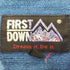 ファーストダウン FIRST DOWN ジップアップ デニム シャツジャケット メンズ import:L
