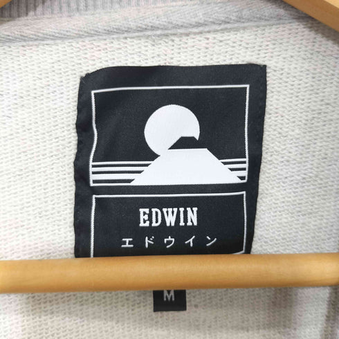 エドウィン EDWIN HEALTH SWEAT ヨーロッパ企画 両面 アートワーク プリント クルーネックスウェット メンズ import:M