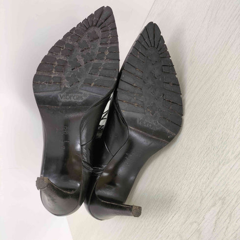 ジョンローレンスサリバン JOHN LAWRENCE SULLIVAN レースアップ レザーヒールブーツ レディース 25