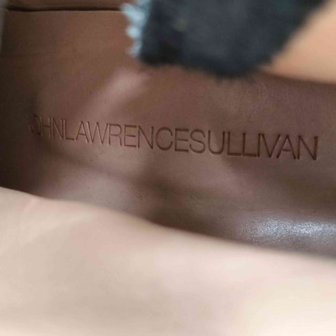 ジョンローレンスサリバン JOHN LAWRENCE SULLIVAN レースアップ レザーヒールブーツ レディース 25
