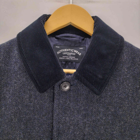ユナイテッドアローズグリーンレーベルリラクシング UNITED ARROWS green label relaxing BC MOON TWEED ツイード バルカラー ステンカラー コート メンズ JPN:S