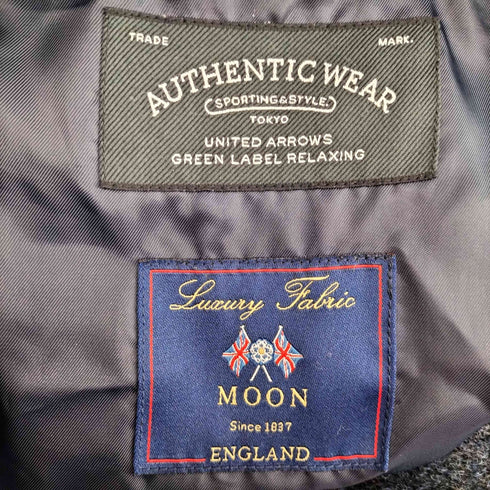 ユナイテッドアローズグリーンレーベルリラクシング UNITED ARROWS green label relaxing BC MOON TWEED ツイード バルカラー ステンカラー コート メンズ JPN:S