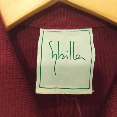 シビラ Sybilla ウッドビーズ ウール ロングカーディガン レディース JPN:40