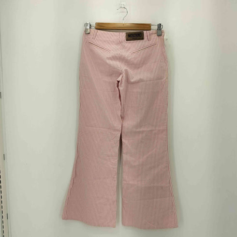 モスキーノジーンズ MOSCHINO JEANS 90-00s イタリア製 ストライプ フレアパンツ レディース 34
