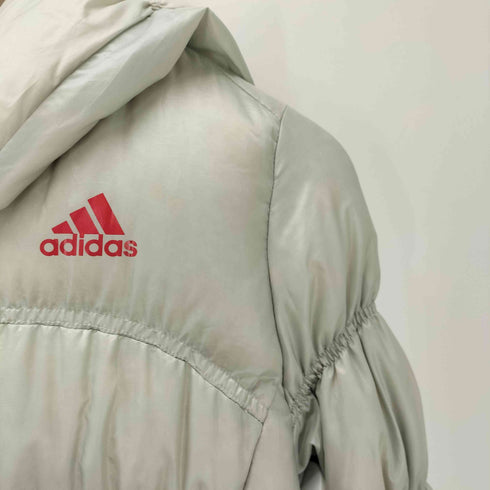 アディダス adidas CLIMAPROOF パフォーマンスロゴ プリント フェザー ダウン フーデッド コート レディース JPN:L