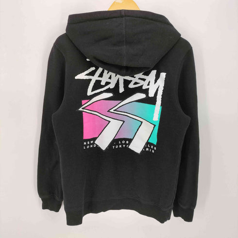 ステューシー Stussy SS CUBE HOODIE キューブ フーディ 両面プリント プルオーバー パーカー メンズ import:S