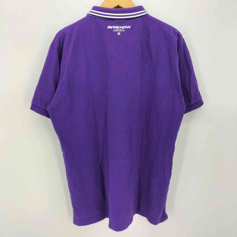 エーエイプバイアベイシングエイプ AAPE BY A BATHING APE MOONFACE POLO ムーンフェイス ポロシャツ メンズ JPN:XL