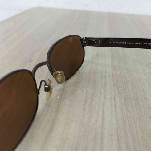 ジョルジオアルマーニ Giorgio Armani MADE IN ITALY メタルフレーム スクエア サングラス レディース SMALL