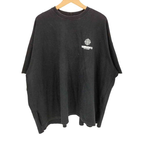 MASTER NUMBER FAKE BLACK SLIT T-SHIRTS フェイク ブラック スリット Tシャツ メンズ ONE SIZE