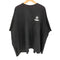 MASTER NUMBER FAKE BLACK SLIT T-SHIRTS フェイク ブラック スリット Tシャツ メンズ ONE SIZE