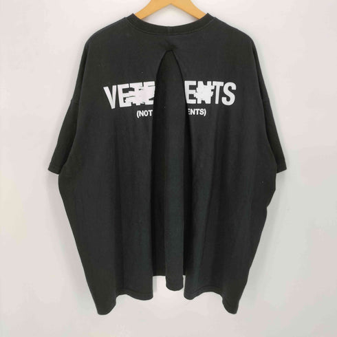 MASTER NUMBER FAKE BLACK SLIT T-SHIRTS フェイク ブラック スリット Tシャツ メンズ ONE SIZE