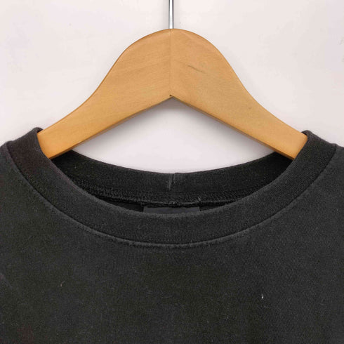 MASTER NUMBER FAKE BLACK SLIT T-SHIRTS フェイク ブラック スリット Tシャツ メンズ ONE SIZE