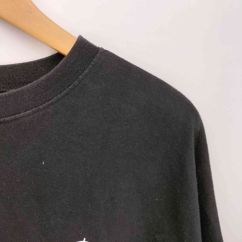 MASTER NUMBER FAKE BLACK SLIT T-SHIRTS フェイク ブラック スリット Tシャツ メンズ ONE SIZE