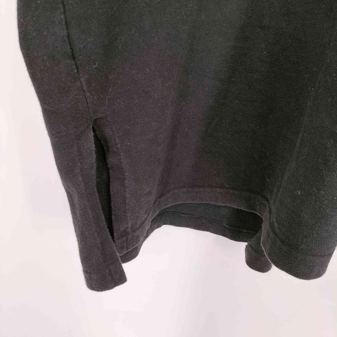 MASTER NUMBER FAKE BLACK SLIT T-SHIRTS フェイク ブラック スリット Tシャツ メンズ ONE SIZE
