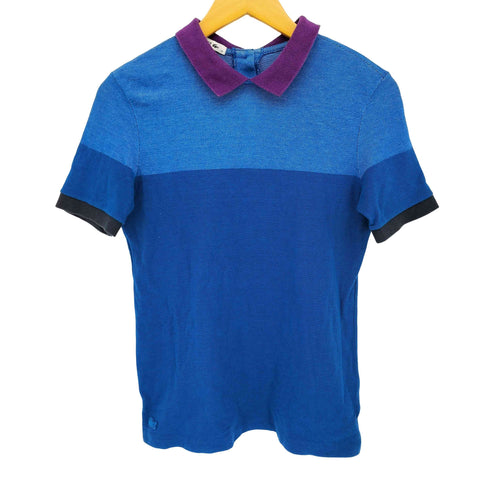 ラコステ LACOSTE 鹿の子 バックボタン S/S シャツ レディース EUR:38