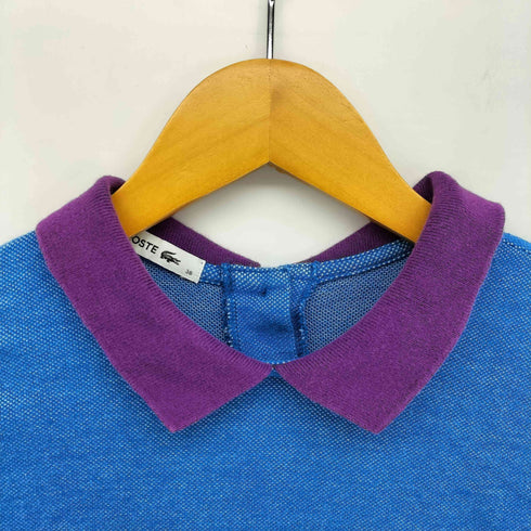 ラコステ LACOSTE 鹿の子 バックボタン S/S シャツ レディース EUR:38