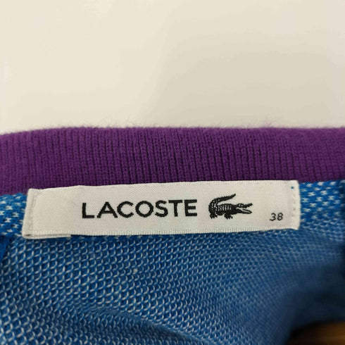 ラコステ LACOSTE 鹿の子 バックボタン S/S シャツ レディース EUR:38