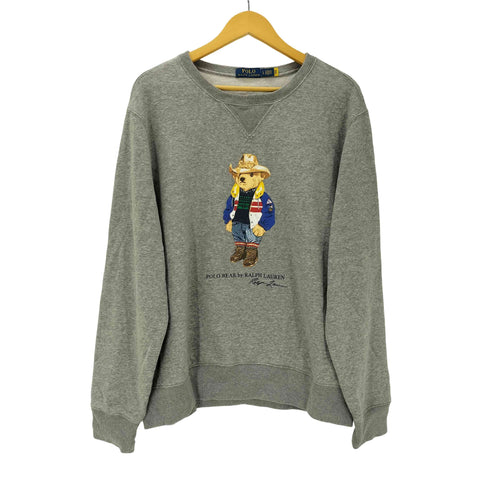 ポロラルフローレン POLO RALPH LAUREN POLO BEAR FLEESE CREW ポロベアー フリース クルーネック スウェット トレーナー メンズ import:L