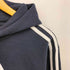 アディダス adidas エッセンシャルズ 3ストライプ 裏起毛 スウェット パーカー メンズ import:M