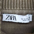 ザラ ZARA ハイネック クロップド コットン ニット レディース import:S
