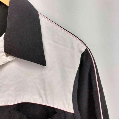 ローター ROTAR PUNCH OUT 背面ロゴ刺繍 ボウリング シャツ 開襟 メンズ JPN:M