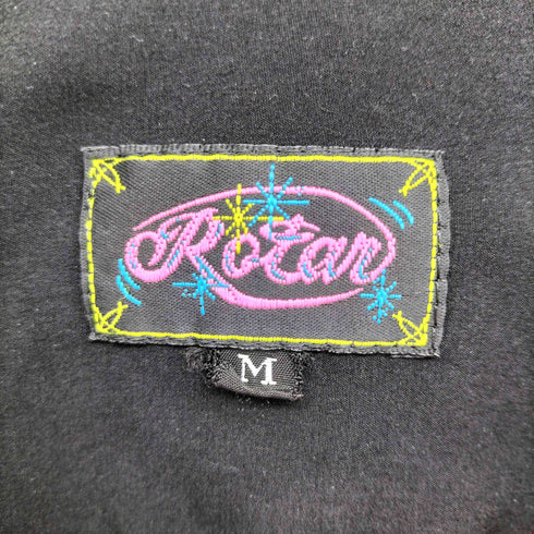 ローター ROTAR PUNCH OUT 背面ロゴ刺繍 ボウリング シャツ 開襟 メンズ JPN:M