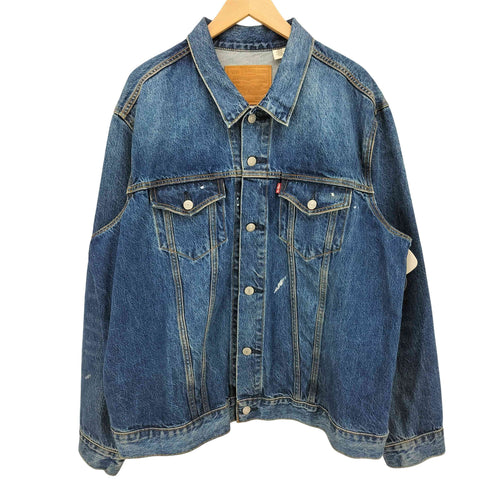 リーバイス Levis PREMIUM TYPE 3 DENIM TRUCKER JACKET デニム トラッカー ジャケット ペンキ加工 メンズ import:XL