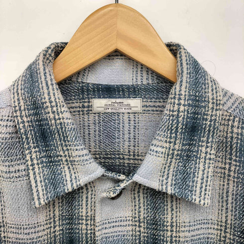 ジャーナルスタンダードレリューム JOURNAL STANDARD relume 25AW リング オンブレー チェック シャツ メンズ JPN:L
