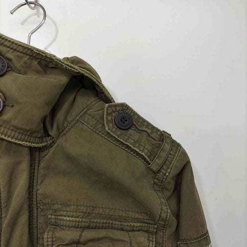 アバクロンビーアンドフィッチ Abercrombie & Fitch フーデッドミリタリージャケット メンズ JPN:S